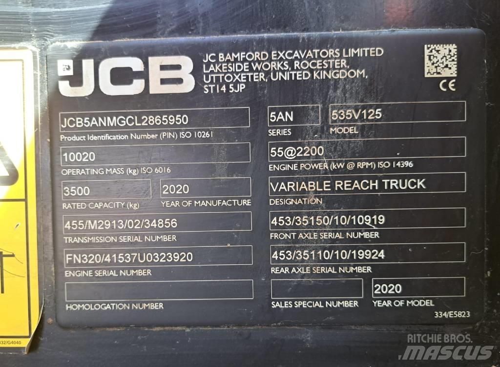JCB 535 V 125 Kurottajat