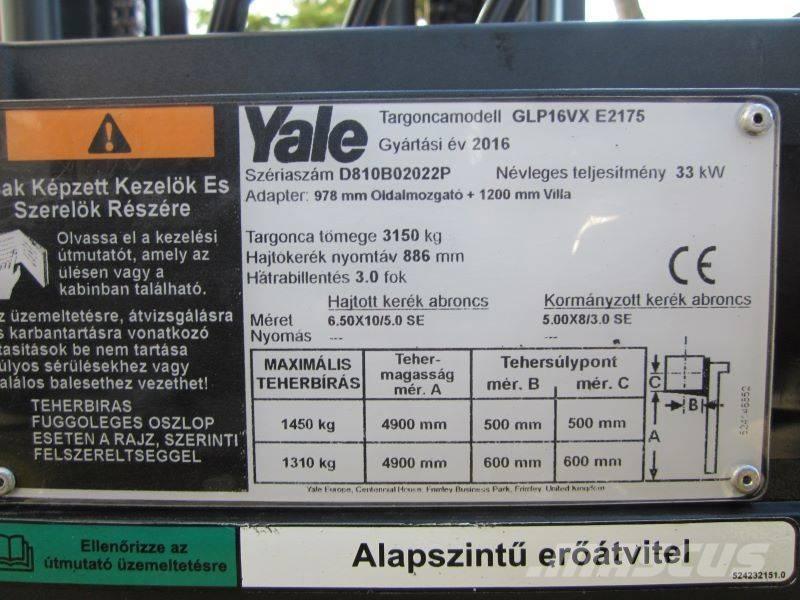 Yale GLP 16 VX Nestekaasutrukit