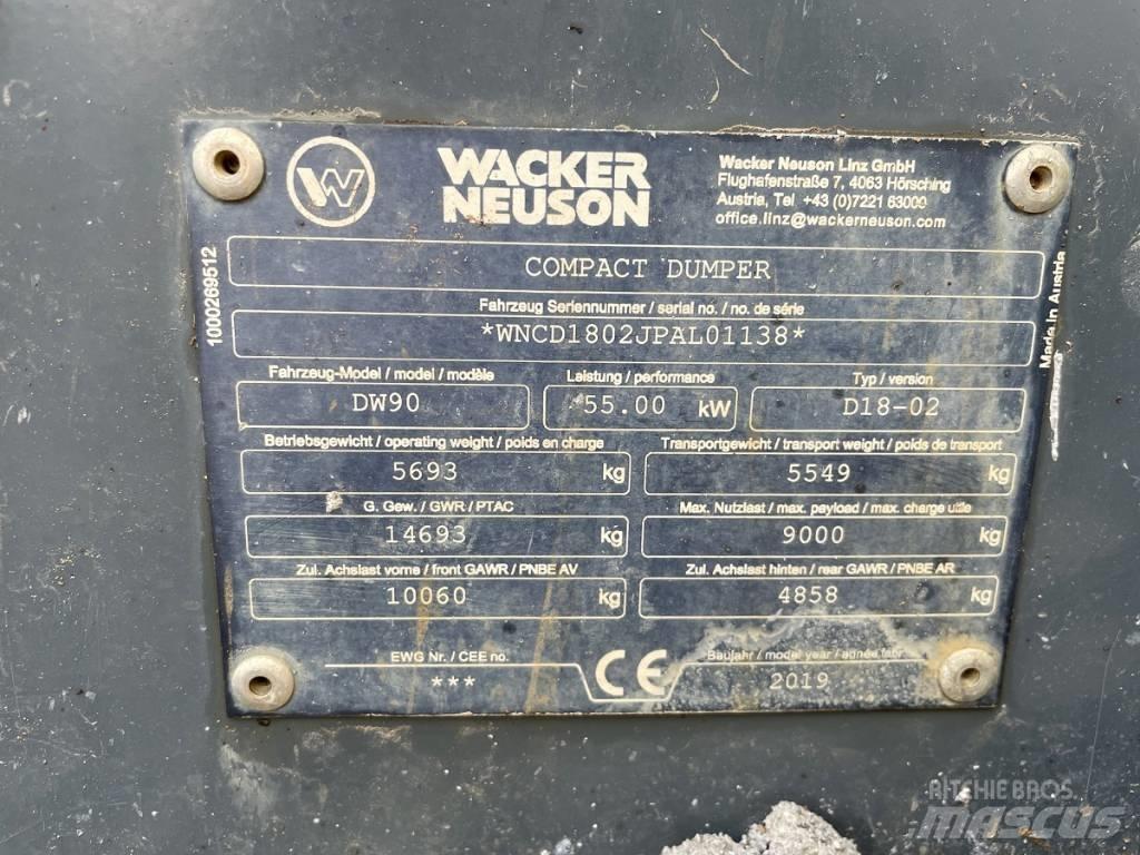 Wacker Neuson DW 90 Minidumpperit