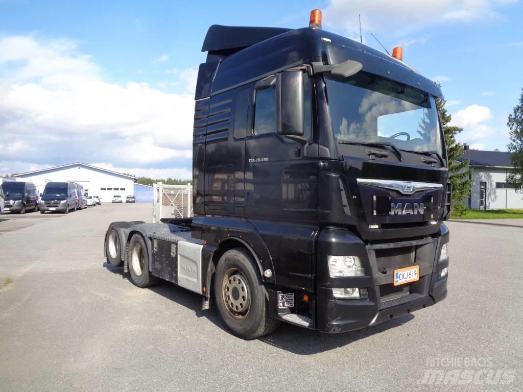 MAN TGX 28.480 Vetopöytäautot