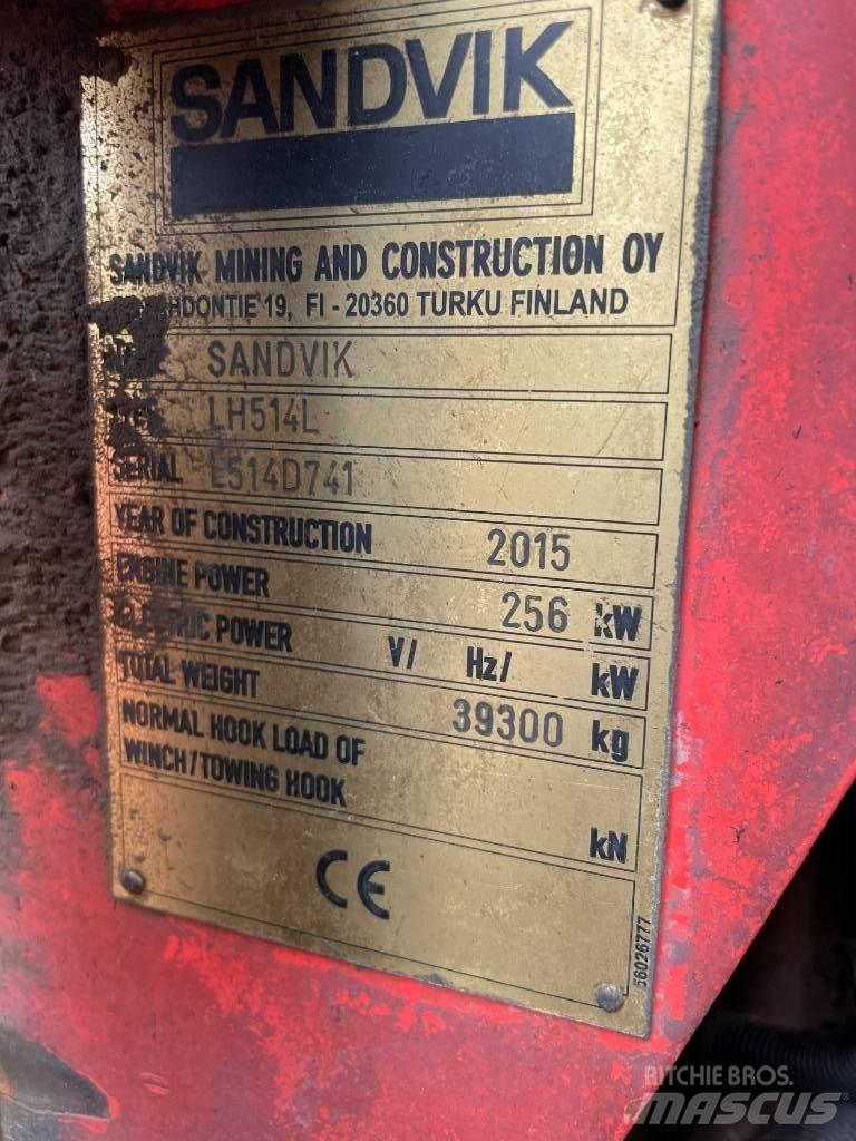 Sandvik LH 514 Maanalaiset lastauskoneet