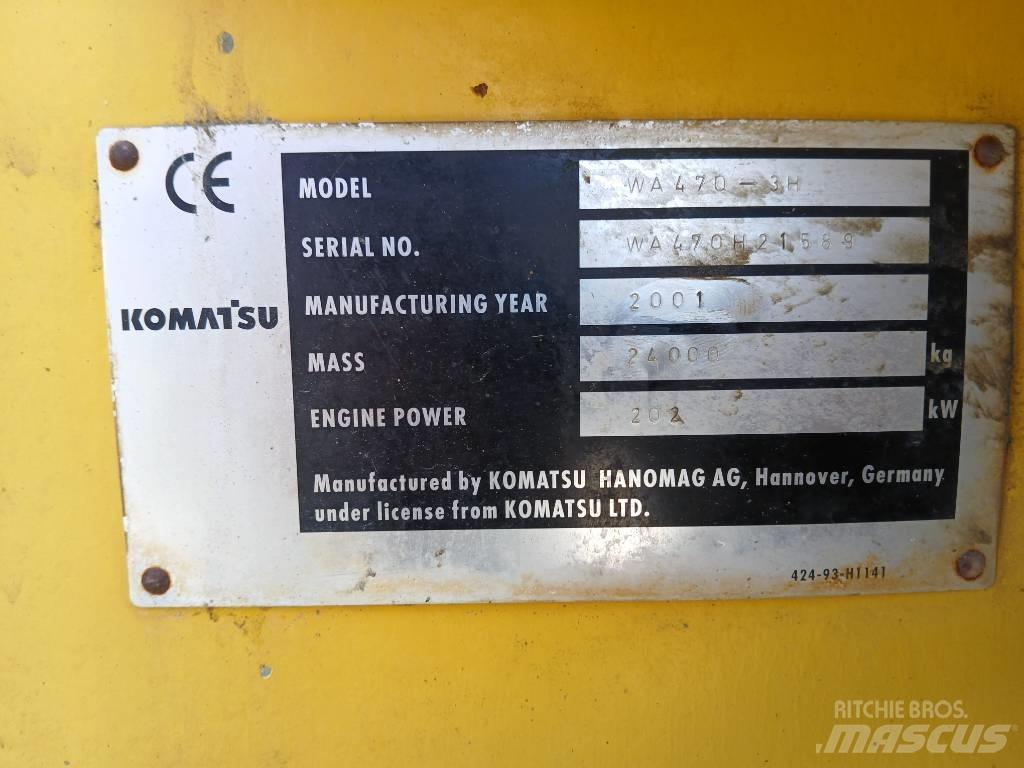 Komatsu WA 470-3H Pyöräkuormaajat