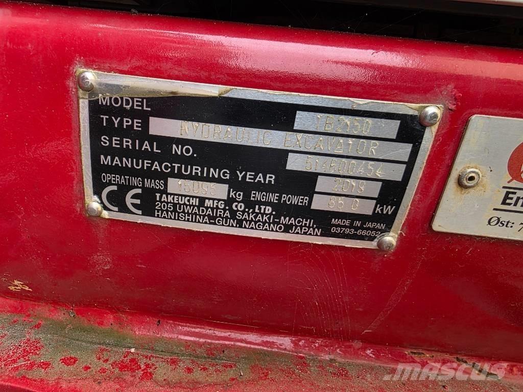 Takeuchi TB 2150 Telakaivukoneet