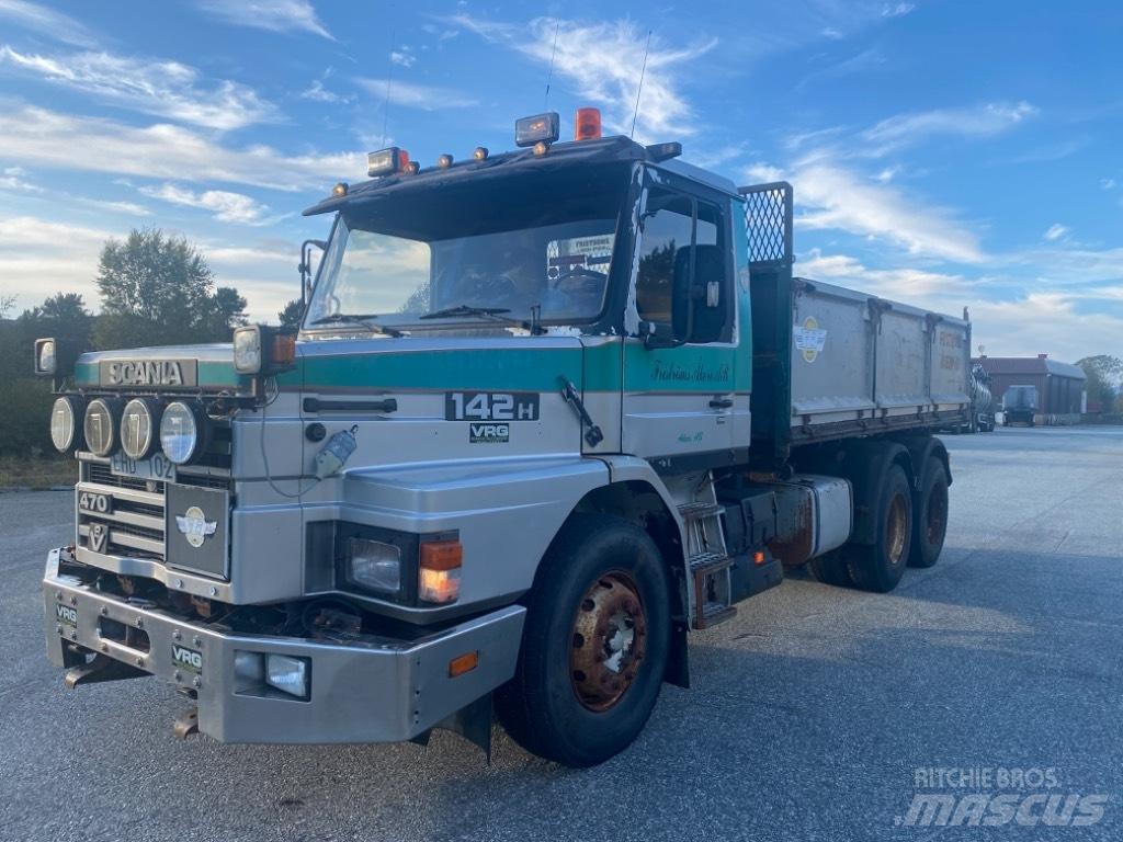 Scania 142 Sora- ja kippiautot