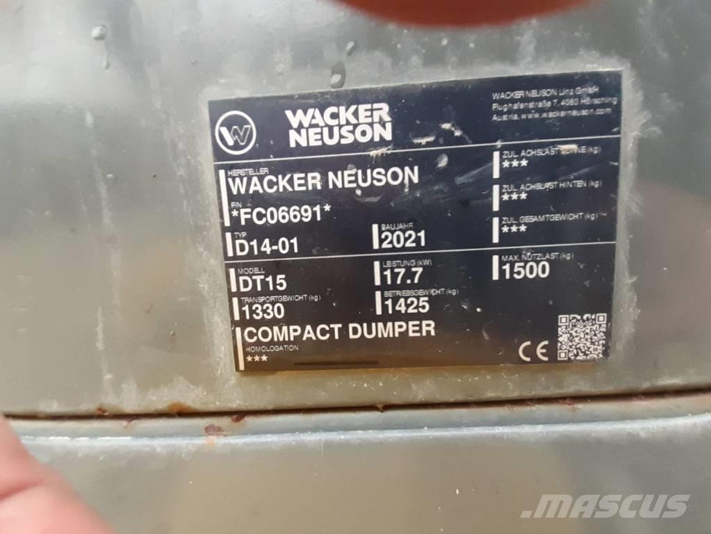 Wacker Neuson DT15 Teladumpperit