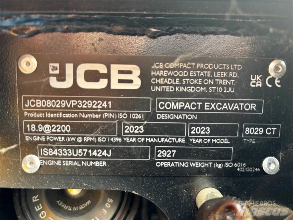JCB 8029CTS Minikaivukoneet < 7t