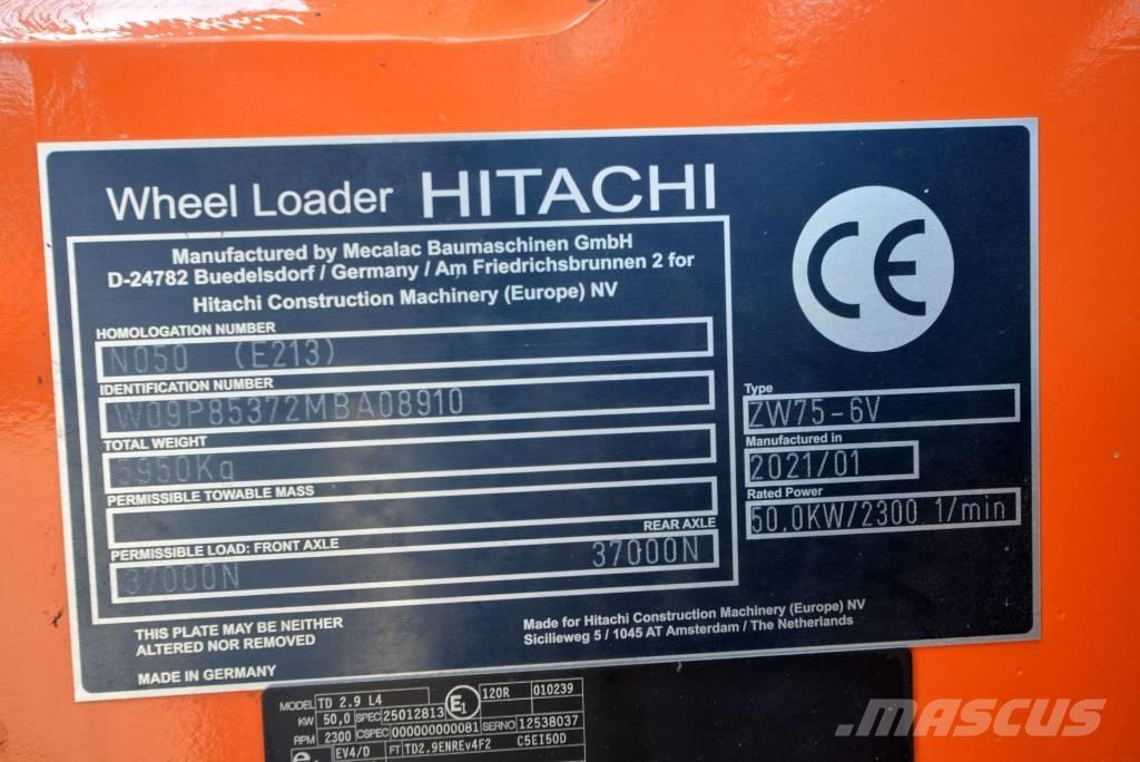 Hitachi ZW 75-6 Pyöräkuormaajat