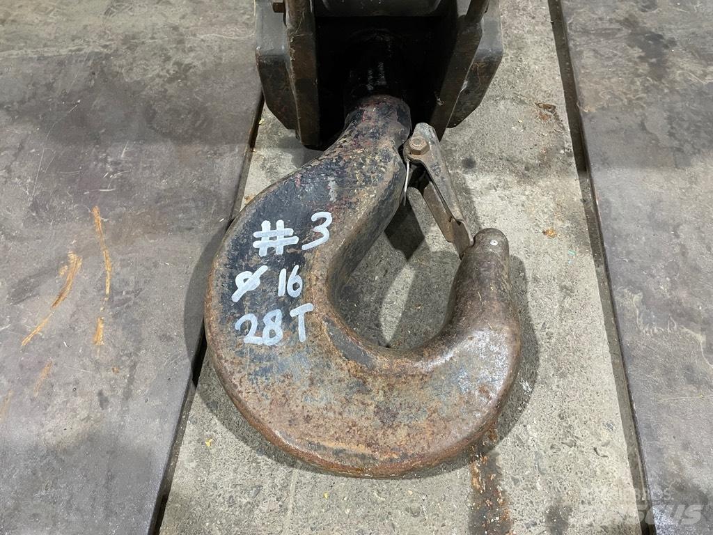 Krupp hookblock 28T Nosturien osat ja lisävarusteet