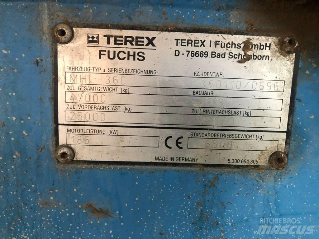 Terex Fuchs MHL 360 Pyöräkaivukoneet
