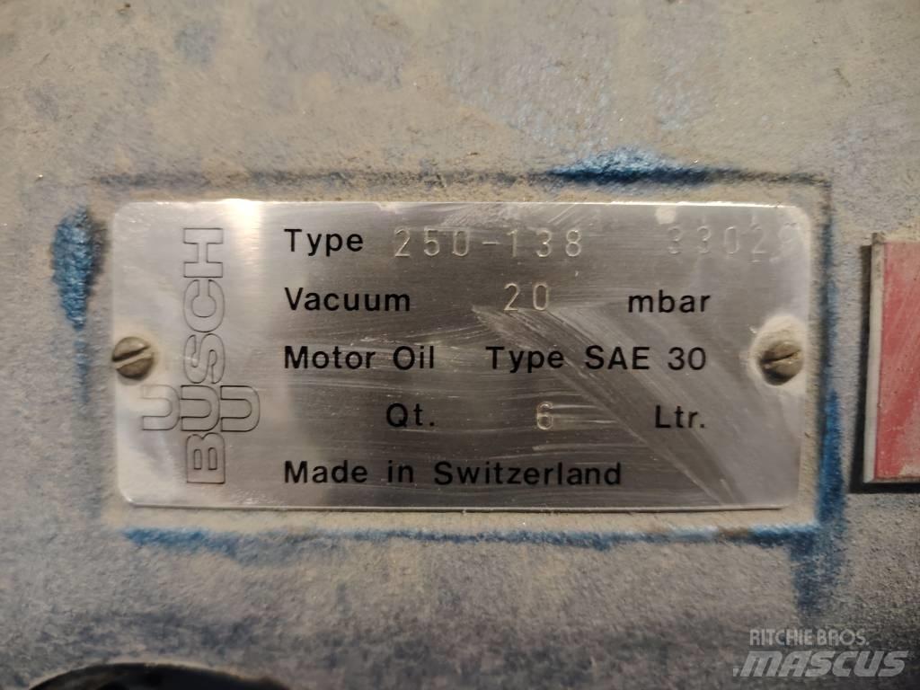  Busch vacuum 250-138 Muut varastolaitteet