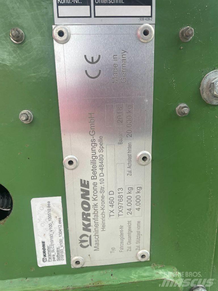 Krone TX 460 D Muut perävaunut