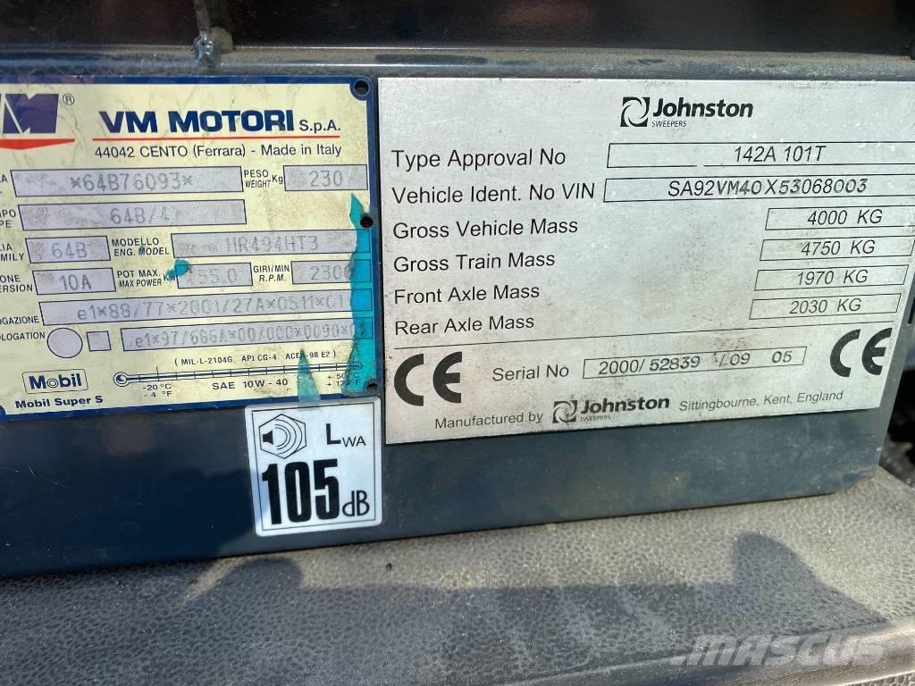 Johnston 142 A Lakaisukoneet