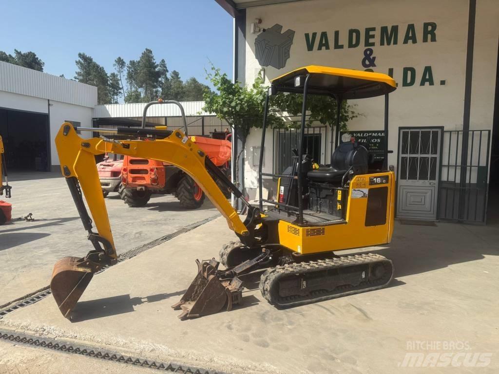 JCB 16 C-1, 740h Minikaivukoneet < 7t