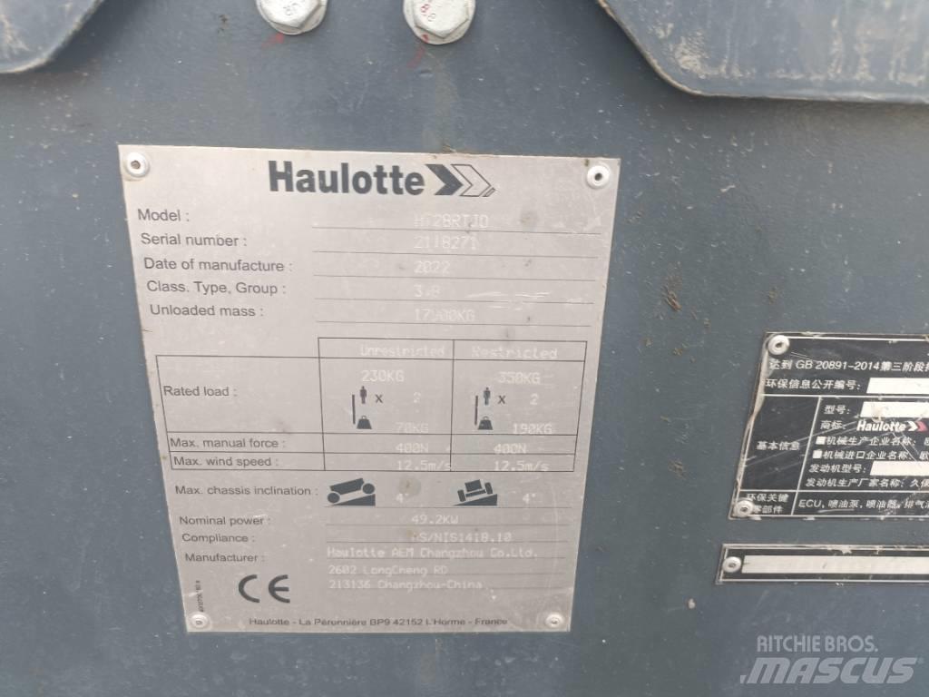 Haulotte HT28RTJO Teleskooppipuominostimet
