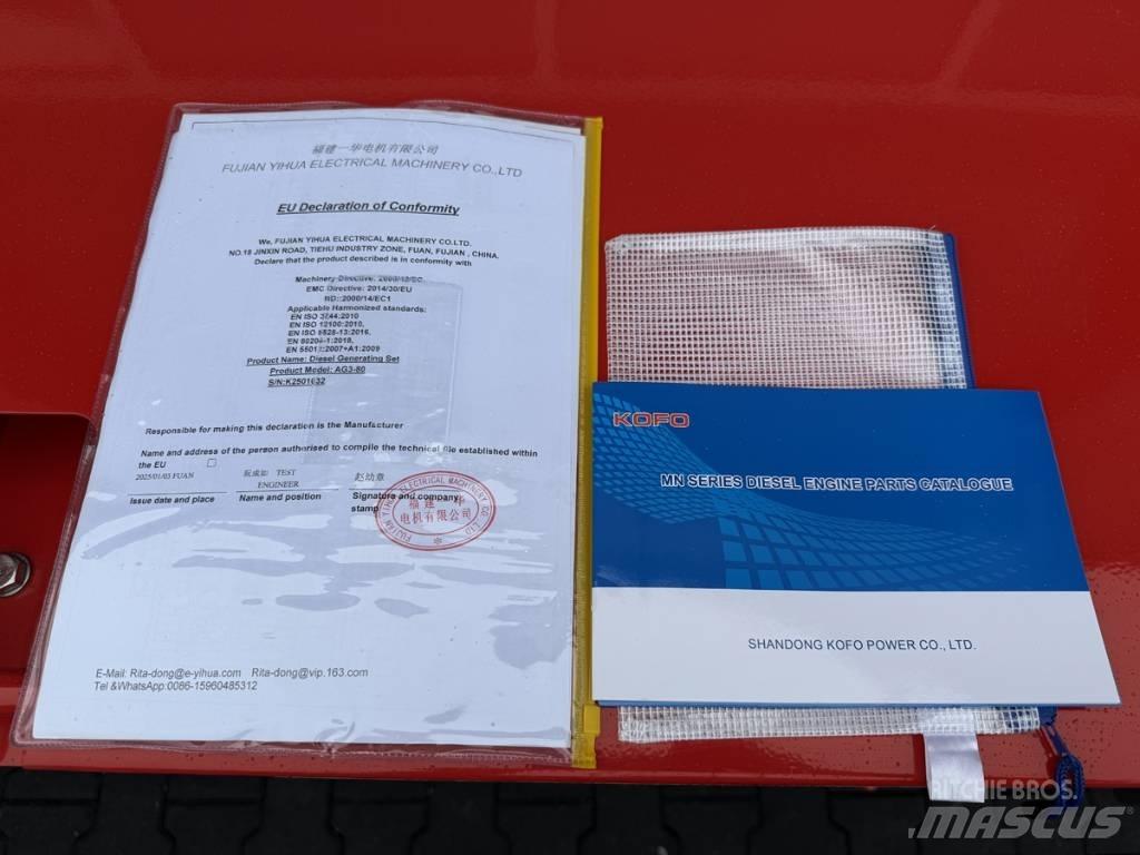 Ashita 80 KVA Dieselgeneraattorit