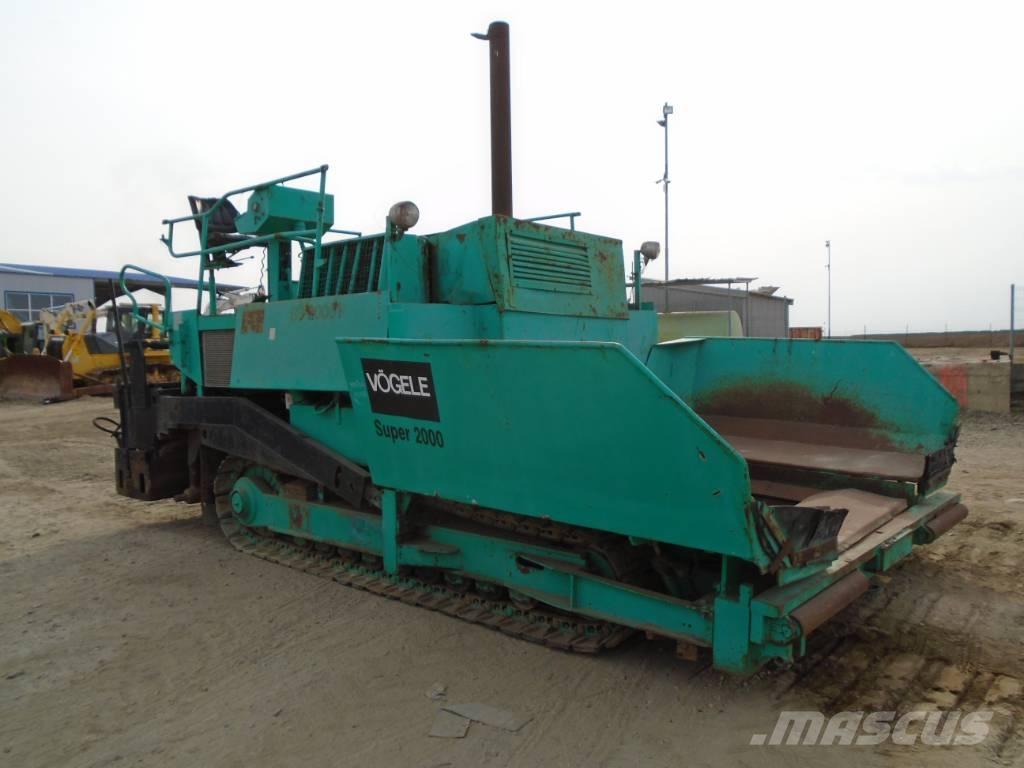 Vögele Super 2000 Asfalttikoneet