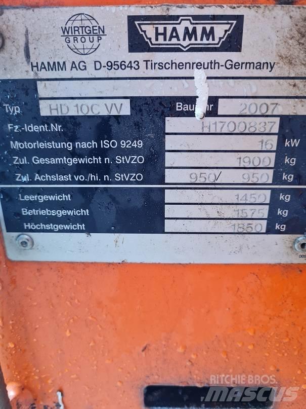 Hamm HD 10 C W Tandemjyrät