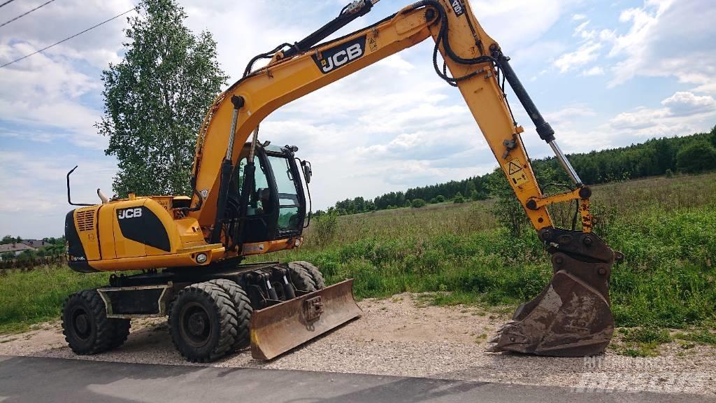 JCB JS 145 W Pyöräkaivukoneet
