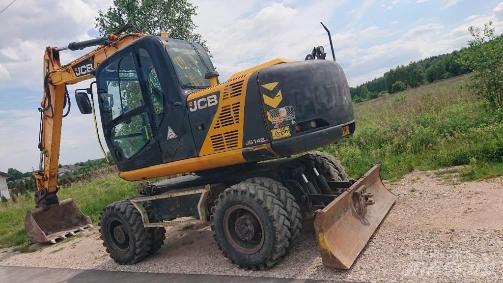 JCB JS 145 W Pyöräkaivukoneet