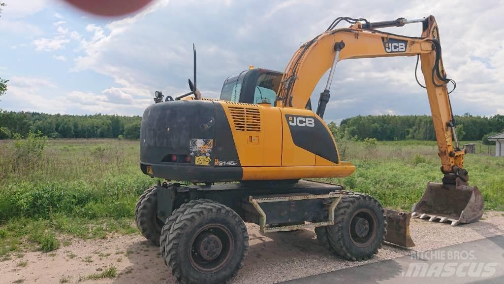 JCB JS 145 W Pyöräkaivukoneet