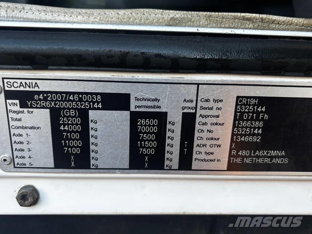 Scania R 480 Vetopöytäautot