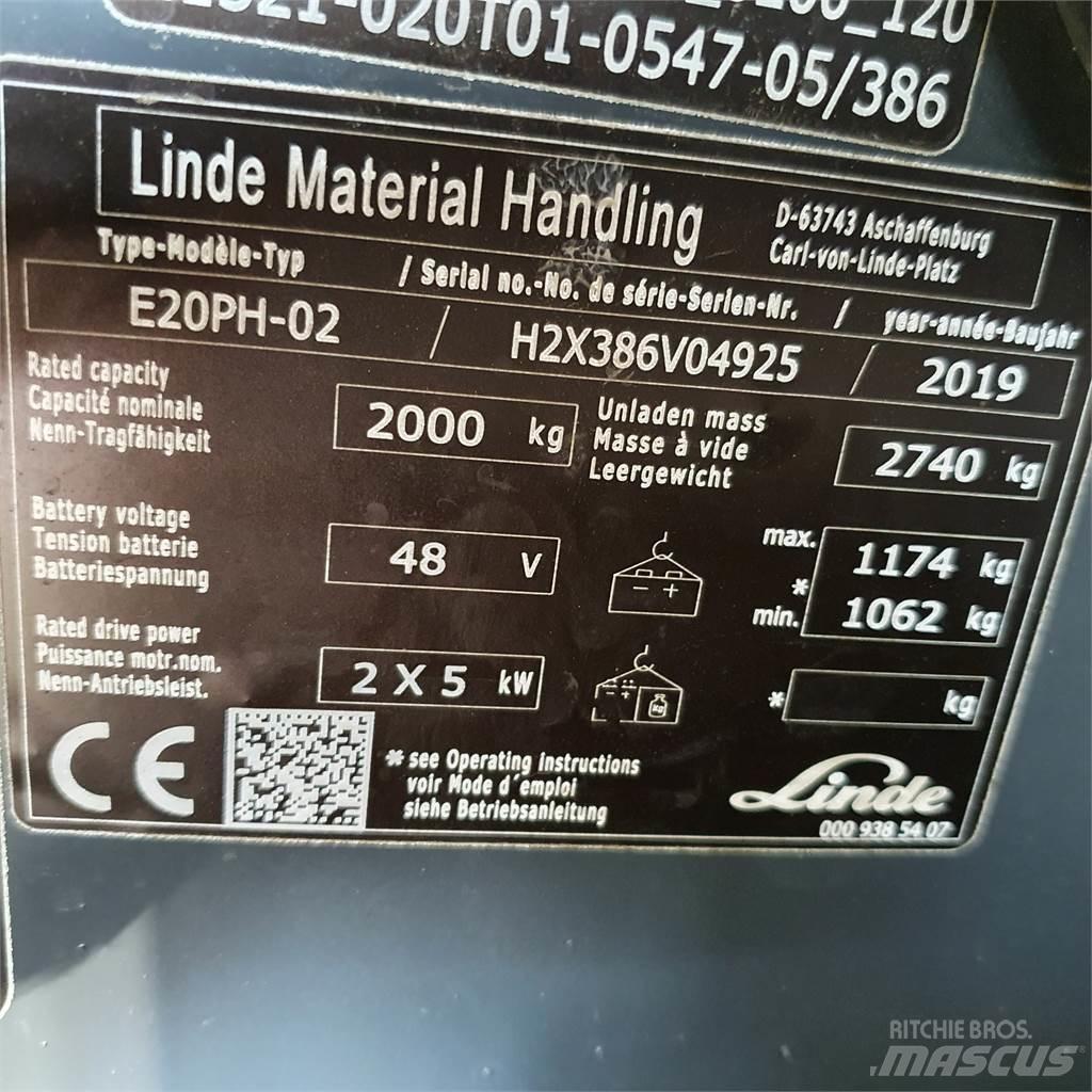 Linde E20PH Sähkötrukit