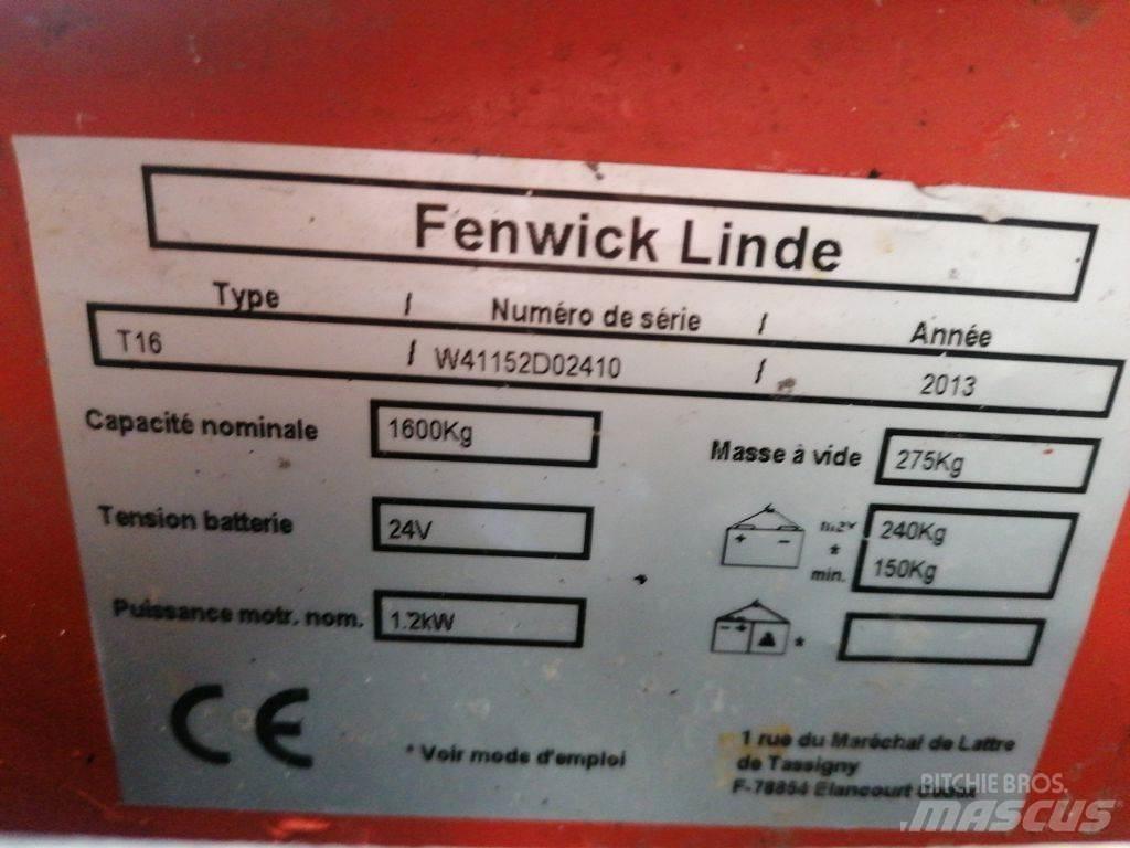 Linde T16 Lavansiirtotrukit
