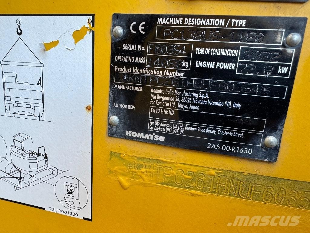 Komatsu PC 138 US-11 Telakaivukoneet