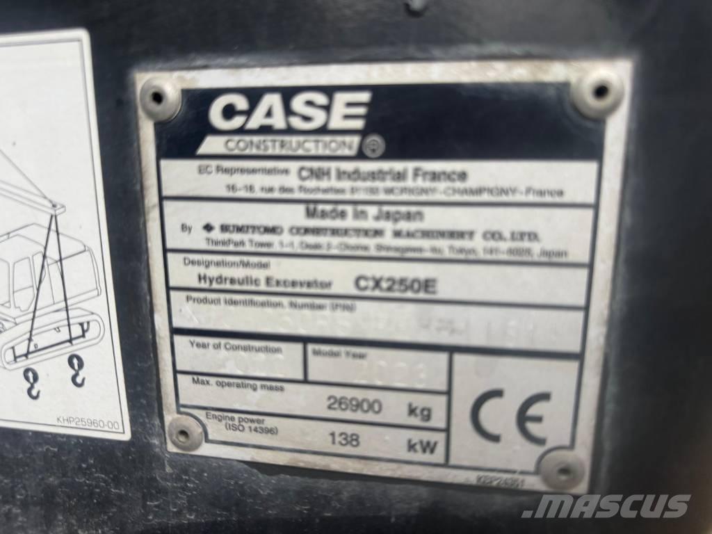 CASE CX 250 E Telakaivukoneet