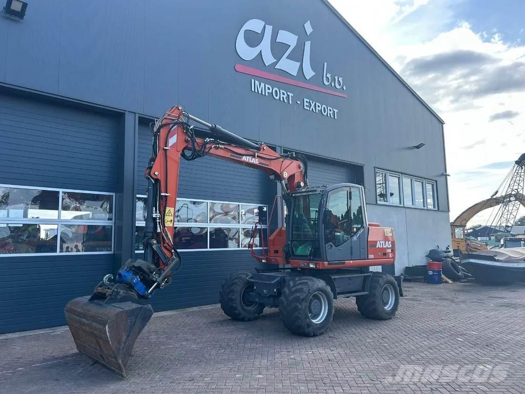 Atlas 140W Pyöräkaivukoneet