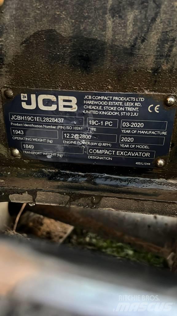 JCB 19 C-1 Minikaivukoneet < 7t