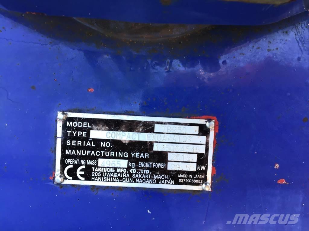 Takeuchi TB 250 Minikaivukoneet < 7t