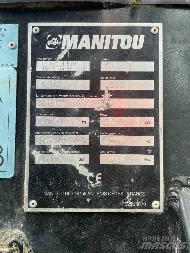Manitou MT 625 H Kurottajat