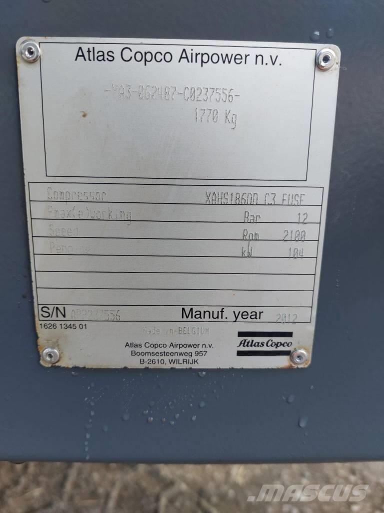 Atlas Copco XAHS186 Kompressorit
