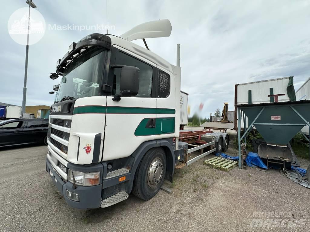 Scania R 124 LB Kontti-/tasonostoautot