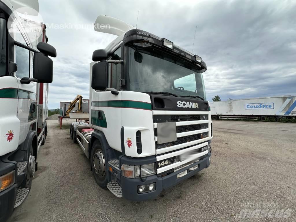Scania R 124 LB Kontti-/tasonostoautot