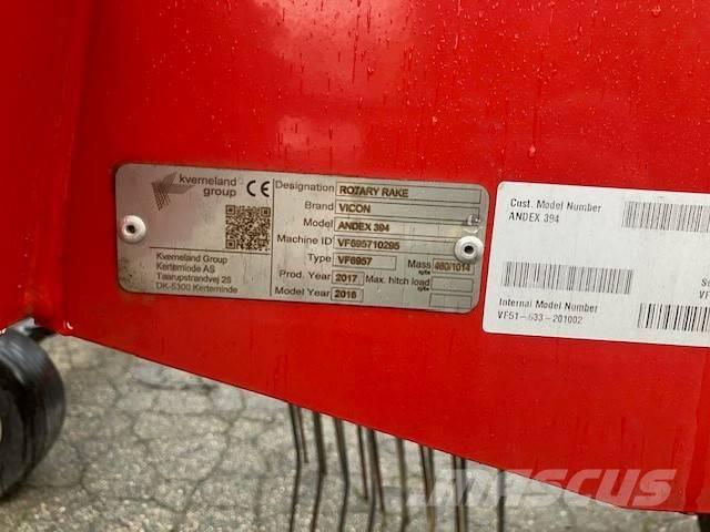Vicon Andex 394 Karhottimet