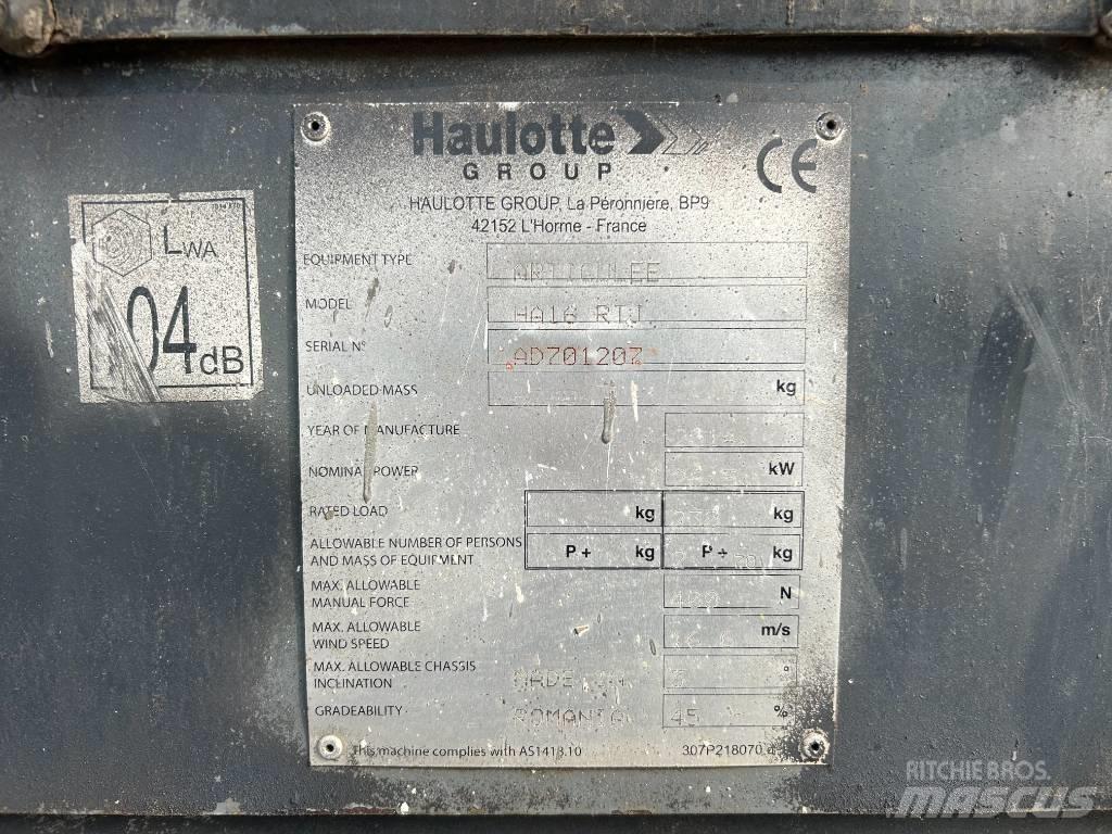Haulotte HA16RTJ Kuukulkijat