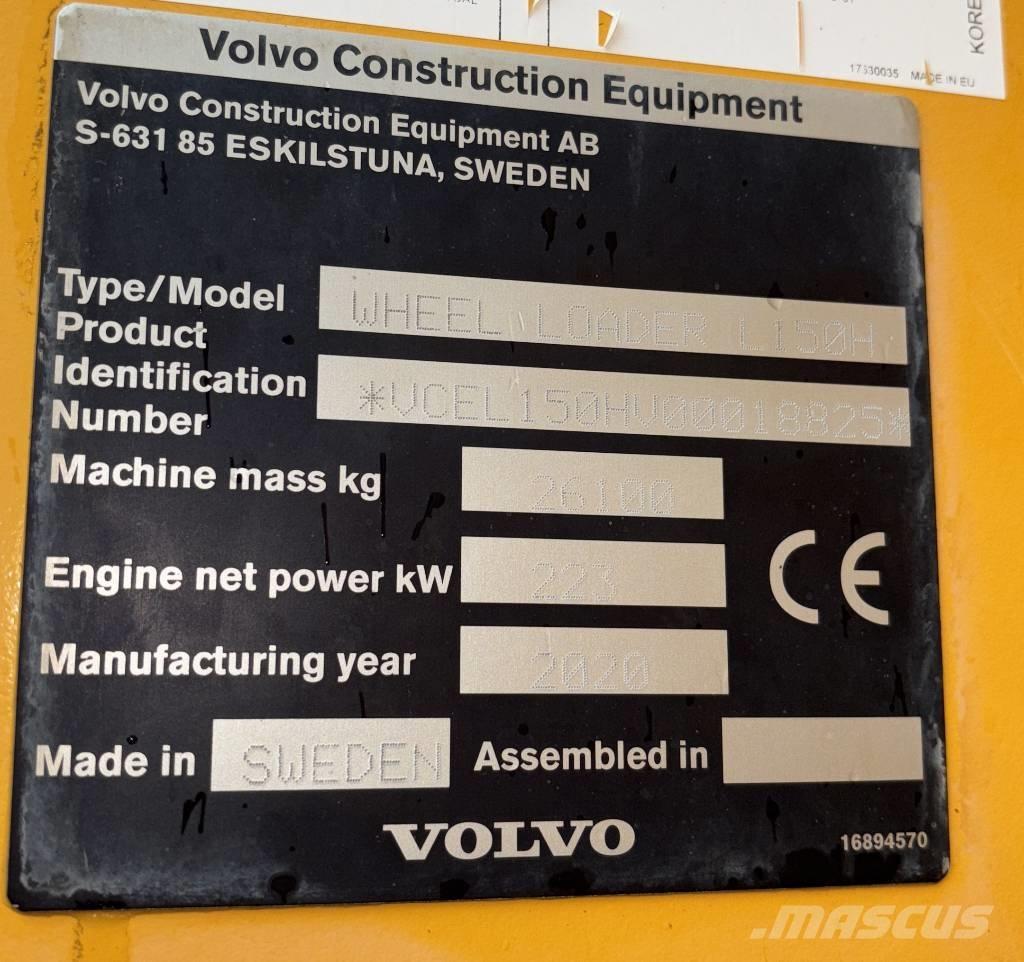 Volvo Radlader L150H Pyöräkuormaajat
