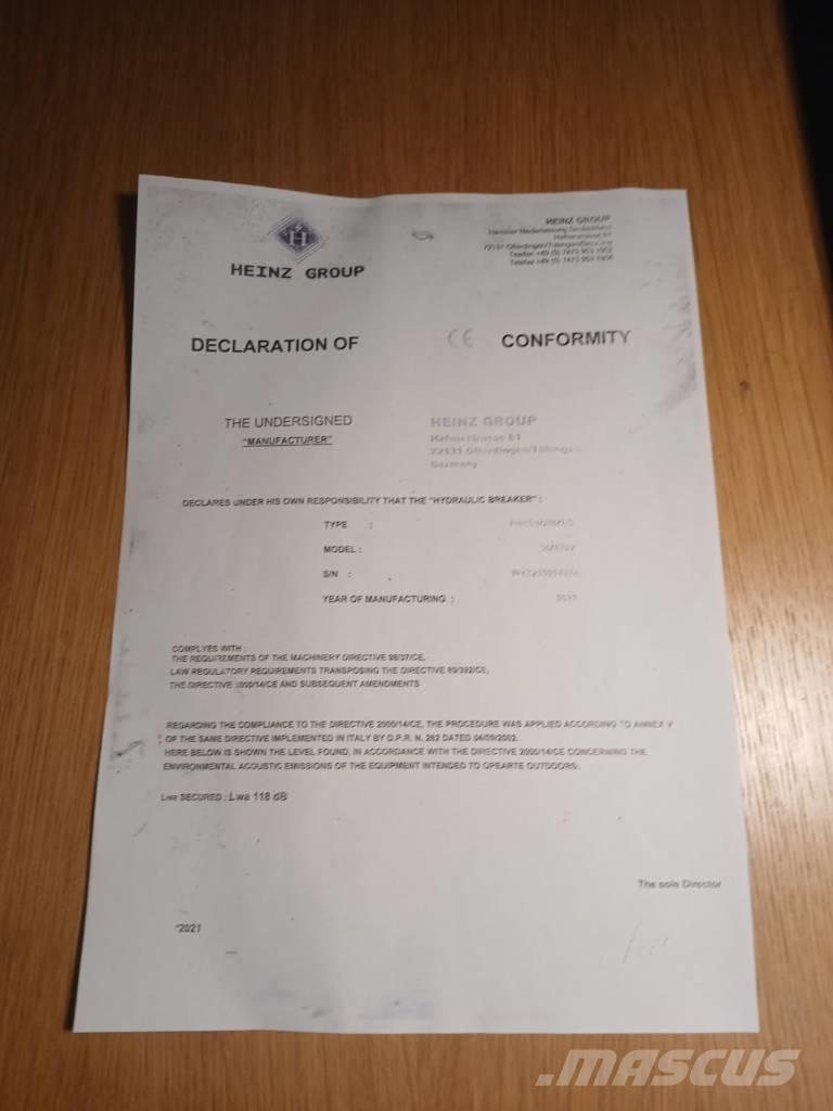 Mustang HM1900 Iskuvasarat