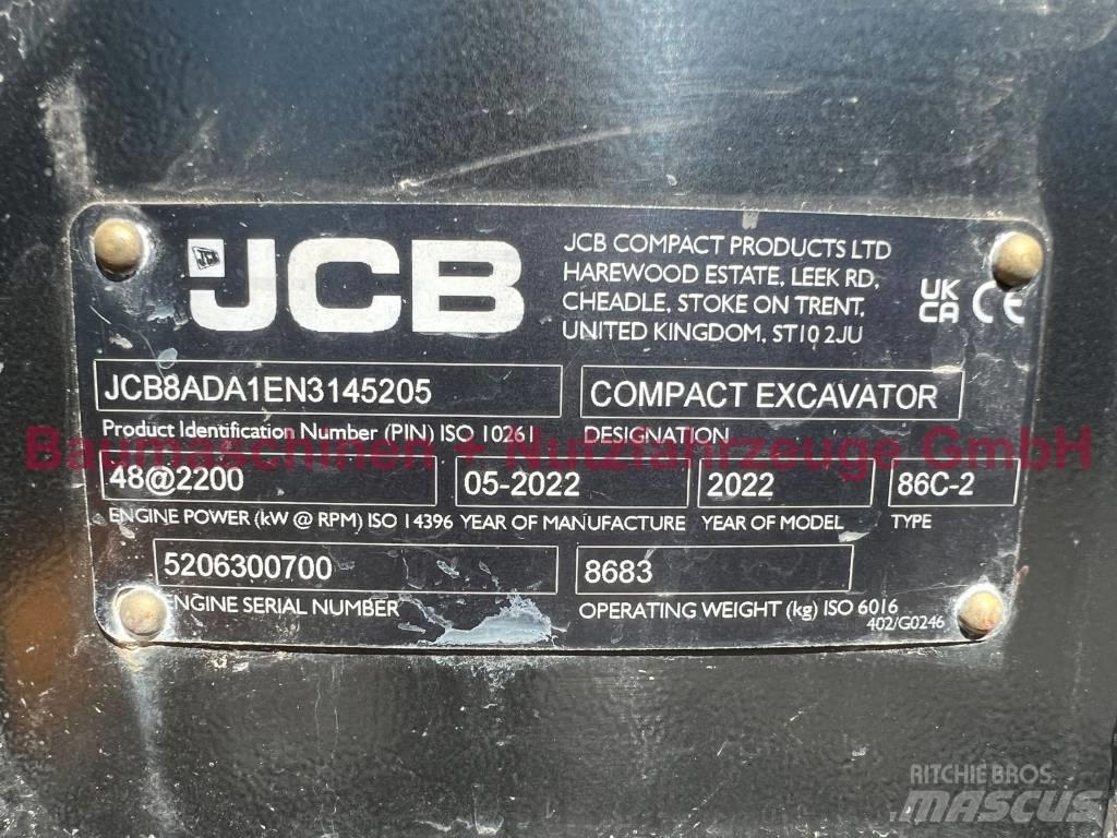 JCB 86C-2 Mono -Demo- Midikaivukoneet 7t - 12t
