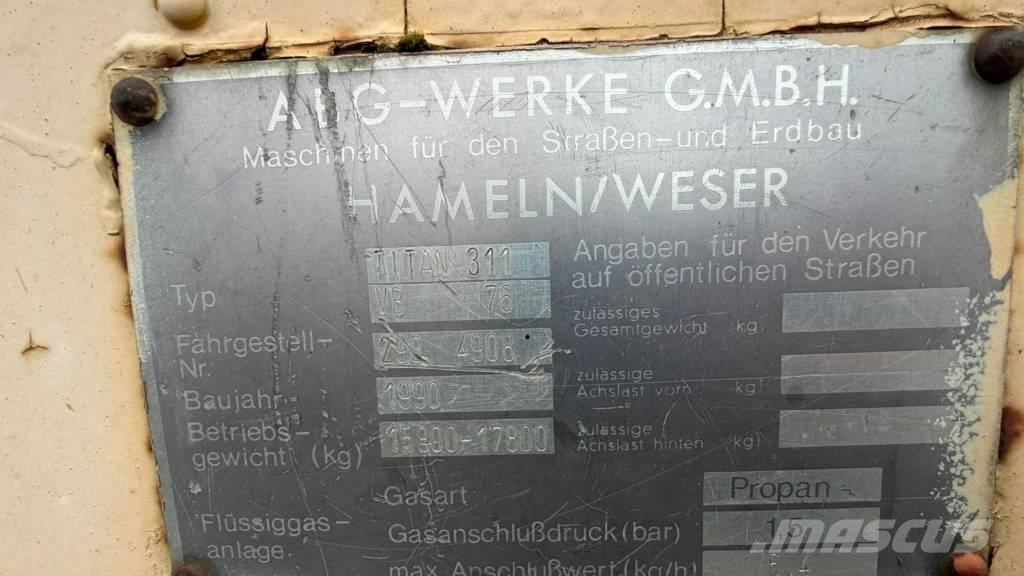 ABG Titan 311 Asfalttikoneet