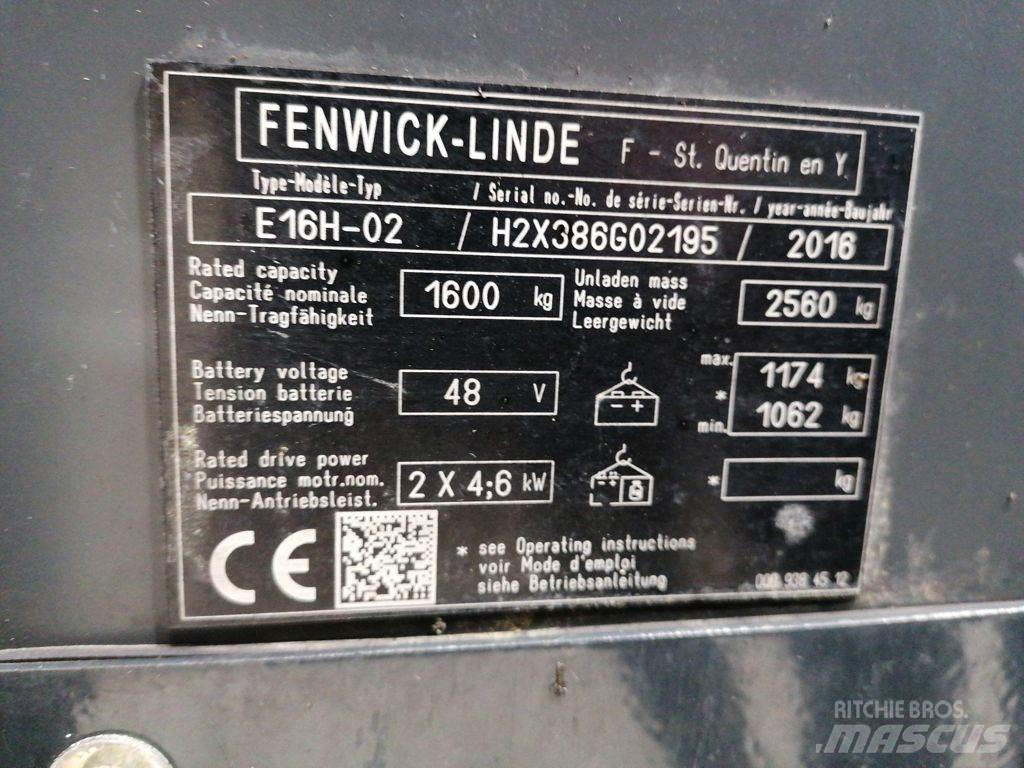 Linde E16H-02 Sähkötrukit