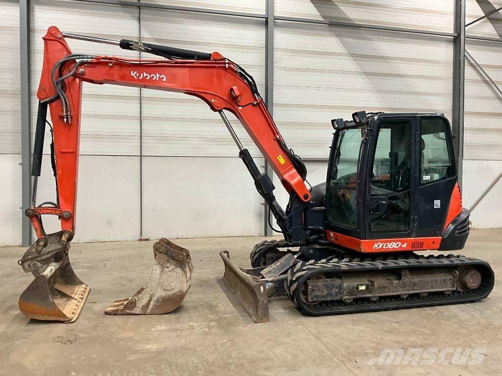 Kubota KX 080-4 Midikaivukoneet 7t - 12t