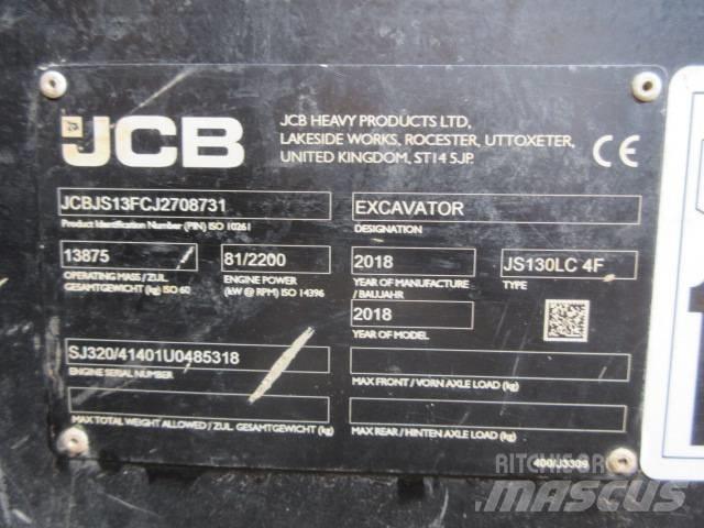 JCB JS130LC Plus+ Telakaivukoneet