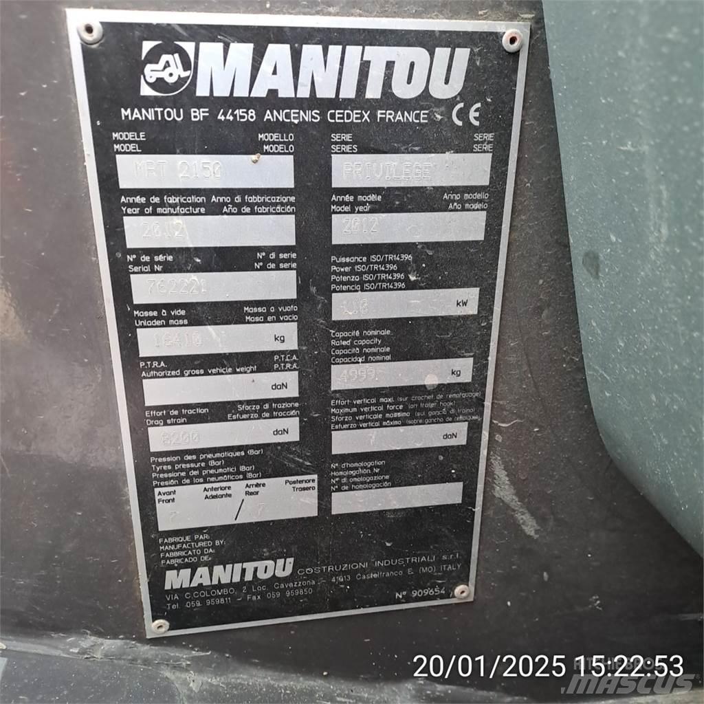 Manitou 2150MRT Kurottajat