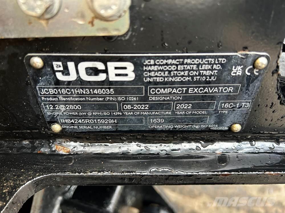 JCB 16C-1 Minikaivukoneet < 7t