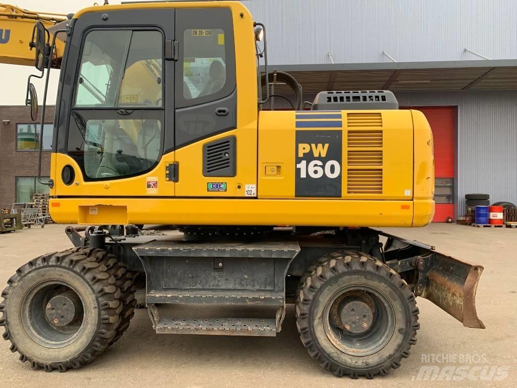 Komatsu PW 160 Pyöräkaivukoneet