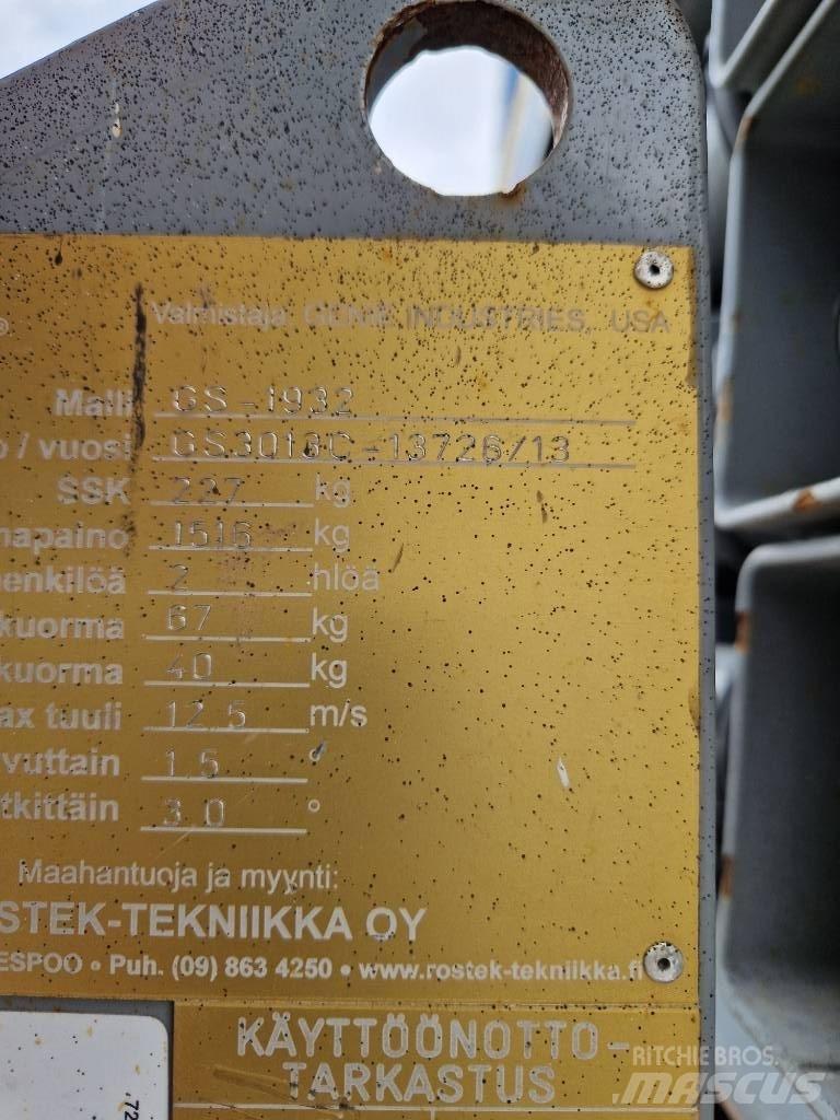Genie GS 1932 Saksilavat