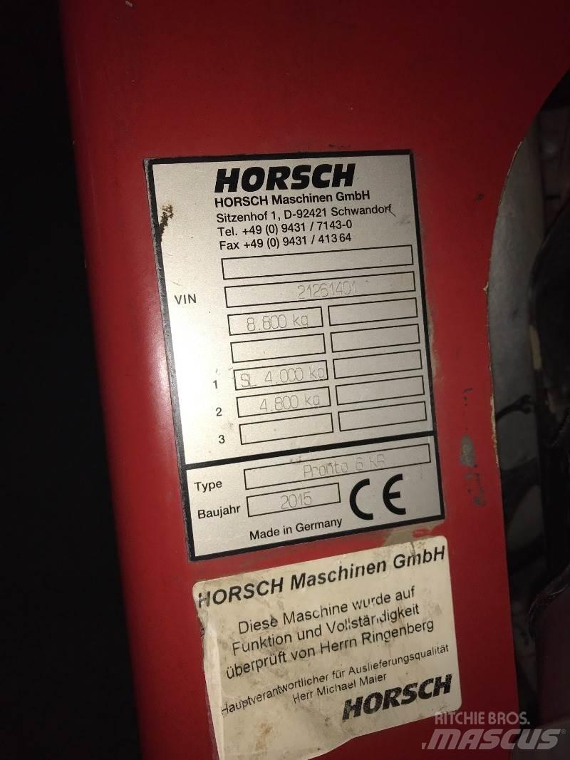 Horsch Pronto 6  KR Kylvölannoittimet